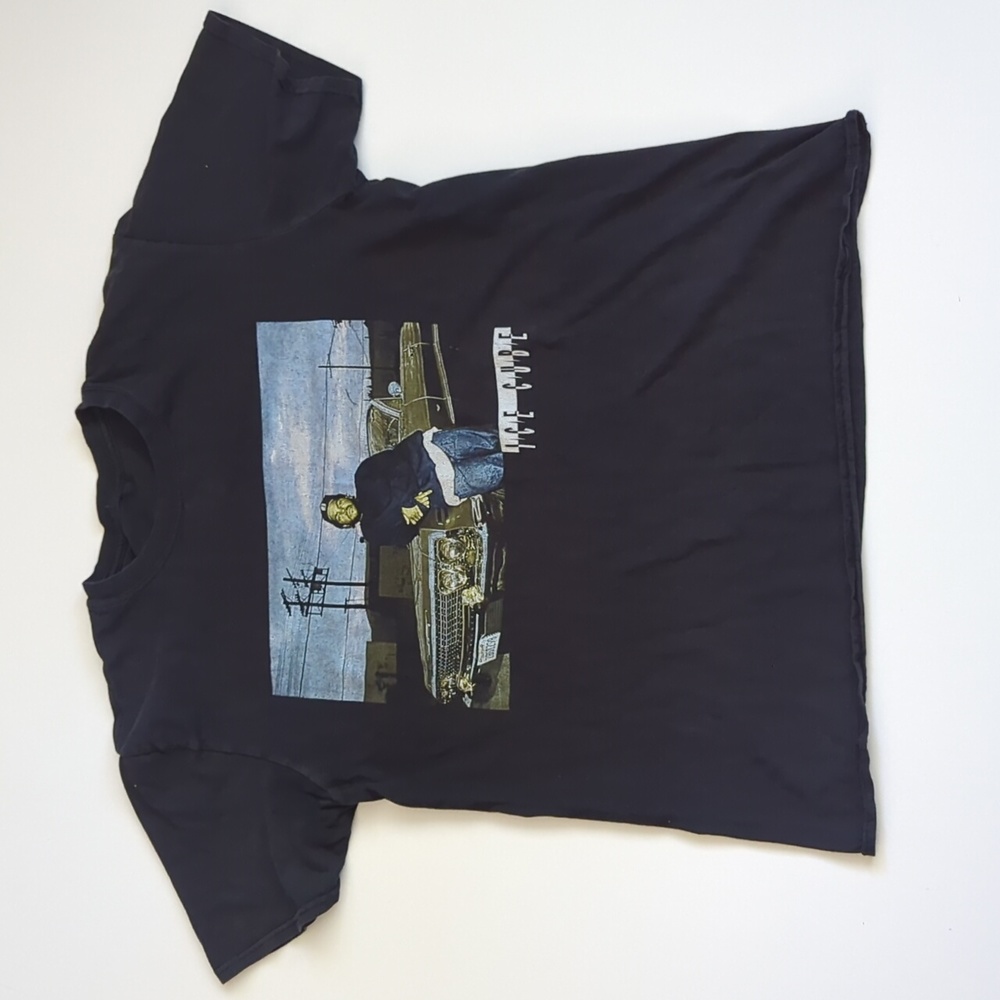 Ice Cube T-Shirt Men's Medium Short Sleeve Crew Neck Graphic Black